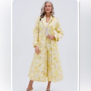 NO EXPECTATIONS BROCADE TRENCH - XL